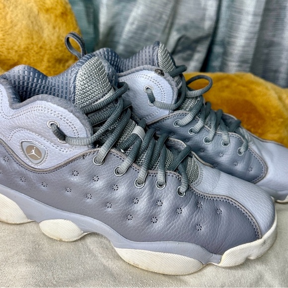 Air Jordan Jumpman Team 2 BG Youth Size 7Y ‘Cool Gray’ Basketball Shoes Sneakers - Picture 7 of 12